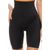 Generic Women's Cotton Solid Western Wear Tummy - Thigh Body Shaper (Black)