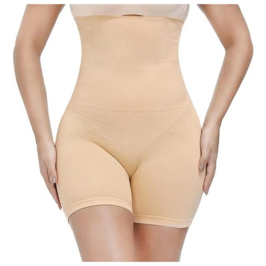 Generic Women's Cotton Lycra Solid Western Wear Tummy - Thigh Body Shaper (Beige) Generic Women's Cotton Lycra Solid Western Wear Tummy - Thigh Body Shaper (Beige)
