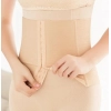 Generic Women's Cotton Self Design Western Wear Corset Body Shaper (Beige)