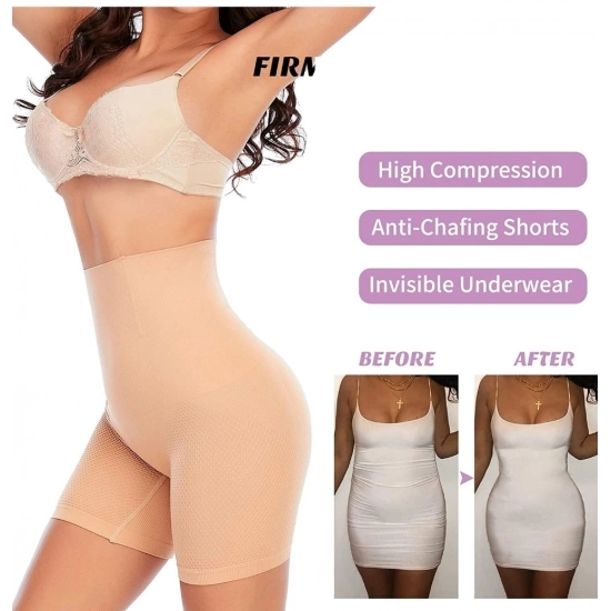 Generic Women's Cotton Solid Western Wear Tummy - Thigh Body Shaper (Skin) Generic Women's Cotton Solid Western Wear Tummy - Thigh Body Shaper (Skin)