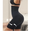 Generic Women's Cotton Solid Western Wear Tummy - Thigh Body Shaper (Black)
