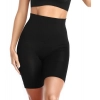 Generic Women's Cotton Lycra Solid Western Wear Tummy Body Shaper (Black)
