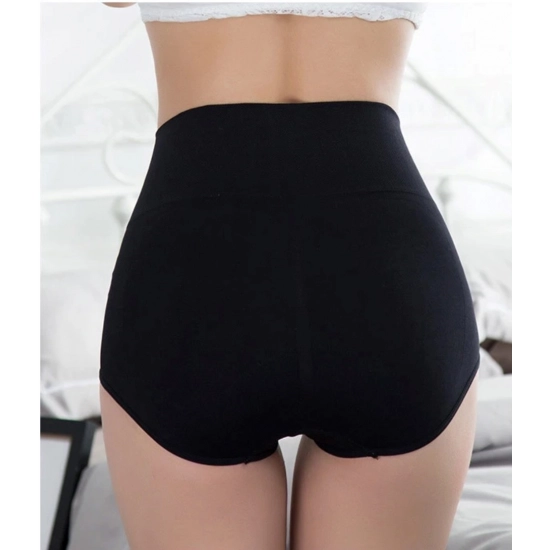 Generic Women's Cotton Self Design Western Wear Body Shaper Brief (Black) Generic Women's Cotton Self Design Western Wear Body Shaper Brief (Black)