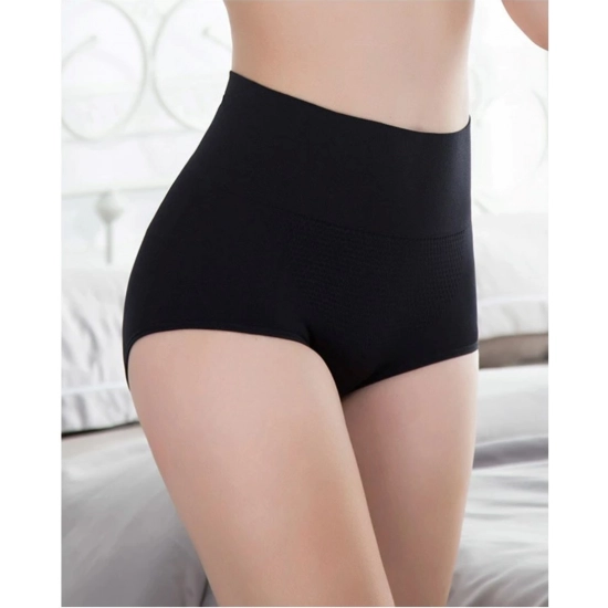 Generic Women's Cotton Self Design Western Wear Body Shaper Brief (Black) Generic Women's Cotton Self Design Western Wear Body Shaper Brief (Black)