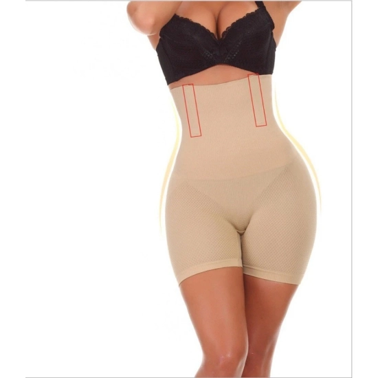 Generic Women's Cotton Lycra Solid Western Wear Tummy - Thigh Body Shaper (Beige) Generic Women's Cotton Lycra Solid Western Wear Tummy - Thigh Body Shaper (Beige)