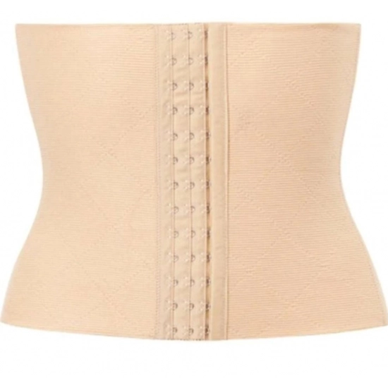 Generic Women's Cotton Self Design Western Wear Corset Body Shaper (Beige) Generic Women's Cotton Self Design Western Wear Corset Body Shaper (Beige)