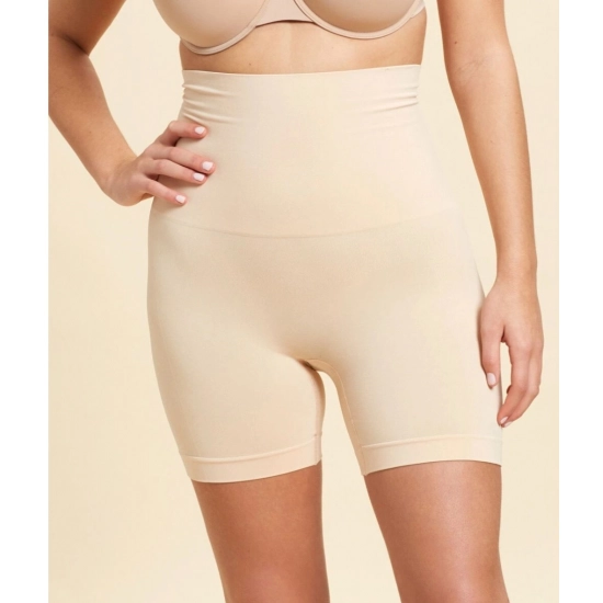 Generic Women's Cotton Solid Ethnic Wear Tummy - Thigh Body Shaper (Skin) Generic Women's Cotton Solid Ethnic Wear Tummy - Thigh Body Shaper (Skin)