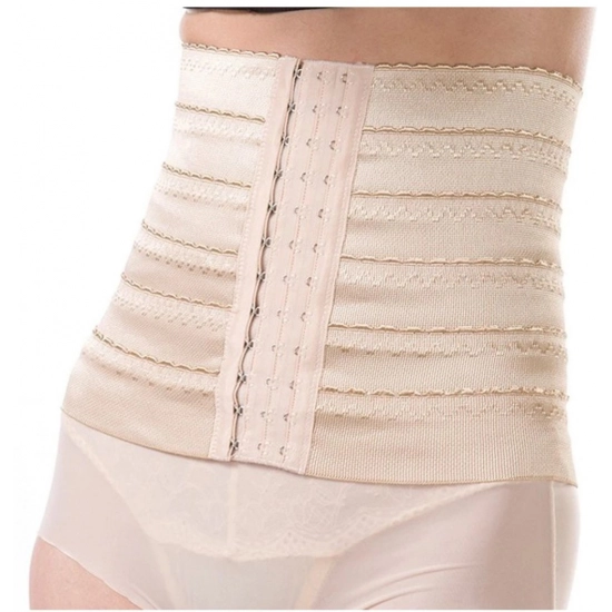 Generic Women's Lycra Blend Self Design Western Wear Corset Body Shaper (Beige) Generic Women's Lycra Blend Self Design Western Wear Corset Body Shaper (Beige)