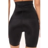 Generic Women's Cotton Solid Western Wear Tummy - Thigh Body Shaper (Black)