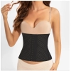 Generic Women's Cotton Solid Western Wear Tummy - Thigh Body Shaper (Black)