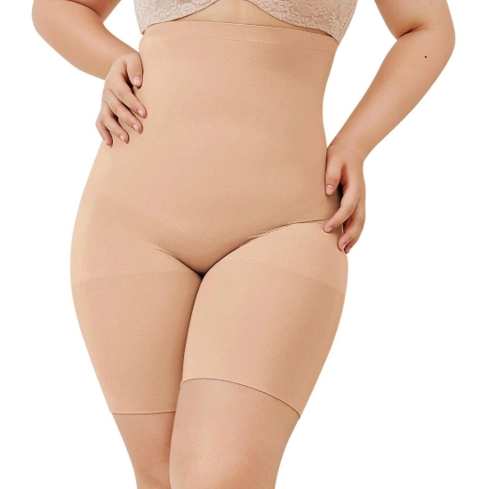 Generic Women's Cotton Solid Western Wear Tummy - Thigh Body Shaper (Skin) Generic Women's Cotton Solid Western Wear Tummy - Thigh Body Shaper (Skin)