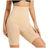 Generic Women's Cotton Solid Western Wear Tummy - Thigh Body Shaper (Skin)