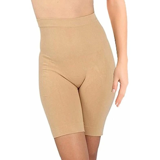 Generic Women's Cotton Lycra Solid Western Wear Tummy - Thigh Body Shaper (Beige) Generic Women's Cotton Lycra Solid Western Wear Tummy - Thigh Body Shaper (Beige)