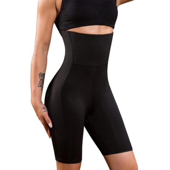 Generic Women's Cotton Solid Western Wear Tummy - Thigh Body Shaper (Black) Generic Women's Cotton Solid Western Wear Tummy - Thigh Body Shaper (Black)