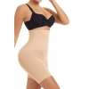 Generic Women's Cotton Solid Ethnic Wear Tummy - Thigh Body Shaper (Skin)