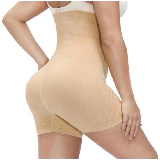 Generic Women's Cotton Lycra Solid Western Wear Tummy - Thigh Body Shaper (Beige) Generic Women's Cotton Lycra Solid Western Wear Tummy - Thigh Body Shaper (Beige)