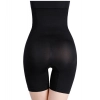 Generic Women's Cotton Solid Western Wear Tummy - Thigh Body Shaper (Black)
