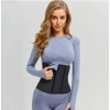 Generic Women's Cotton Solid Western Wear Tummy - Thigh Body Shaper (Black)