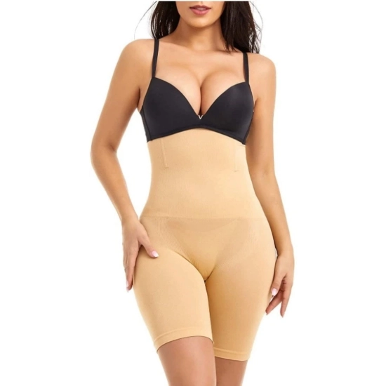 Generic Women's Cotton Solid Western Wear Tummy - Thigh Body Shaper (Skin) Generic Women's Cotton Solid Western Wear Tummy - Thigh Body Shaper (Skin)