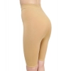 Generic Women's Cotton Lycra Solid Western Wear Tummy - Thigh Body Shaper (Beige)