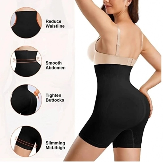 Generic Women's Cotton Solid Western Wear Tummy - Thigh Body Shaper (Black) Generic Women's Cotton Solid Western Wear Tummy - Thigh Body Shaper (Black)