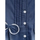 Generic Girl's Denim Striped Sleeveless Round Neck Dress (Blue) Generic Girl's Denim Striped Sleeveless Round Neck Dress (Blue)