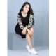 Generic Girl's Polyester Printed Long Sleeve Round Neck Dress (Multicolor) Generic Girl's Polyester Printed Long Sleeve Round Neck Dress (Multicolor)