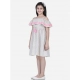Generic Girl's Cotton Printed Sleeveless Shoulder Straps Dress (Beige-Pink) Generic Girl's Cotton Printed Sleeveless Shoulder Straps Dress (Beige-Pink)