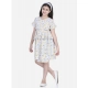 Generic Girl's Rayon Floral Printed Short Sleeve V-Neck Dress (Multicolor) Generic Girl's Rayon Floral Printed Short Sleeve V-Neck Dress (Multicolor)