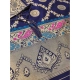 Generic Women's Banarasi Silk Printed Unstitched Salwar Suit Material With Dupatta (Navy Blue, 3Mtrs) Generic Women's Banarasi Silk Printed Unstitched Salwar Suit Material With Dupatta (Navy Blue, 3Mtrs)