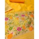 Generic Women's Banarasi Silk Printed Unstitched Salwar Suit Material With Dupatta (Yellow, 3Mtrs) Generic Women's Banarasi Silk Printed Unstitched Salwar Suit Material With Dupatta (Yellow, 3Mtrs)