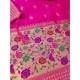 Generic Women's Banarasi Silk Printed Unstitched Salwar Suit Material With Dupatta (Pink, 3Mtrs) Generic Women's Banarasi Silk Printed Unstitched Salwar Suit Material With Dupatta (Pink, 3Mtrs)