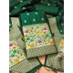 Generic Women's Banarasi Silk Printed Unstitched Salwar Suit Material With Dupatta (Bottle Green, 3Mtrs) Generic Women's Banarasi Silk Printed Unstitched Salwar Suit Material With Dupatta (Bottle Green, 3Mtrs)