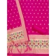 Generic Women's Banarasi Silk Printed Unstitched Salwar Suit Material With Dupatta (Pink, 3Mtrs) Generic Women's Banarasi Silk Printed Unstitched Salwar Suit Material With Dupatta (Pink, 3Mtrs)