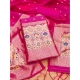 Generic Women's Banarasi Silk Printed Unstitched Salwar Suit Material With Dupatta (Pink, 3Mtrs) Generic Women's Banarasi Silk Printed Unstitched Salwar Suit Material With Dupatta (Pink, 3Mtrs)