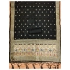 Generic Women's Banarasi Silk Printed Unstitched Salwar Suit Material With Dupatta (Black, 3Mtrs) Generic Women's Banarasi Silk Printed Unstitched Salwar Suit Material With Dupatta (Black, 3Mtrs)
