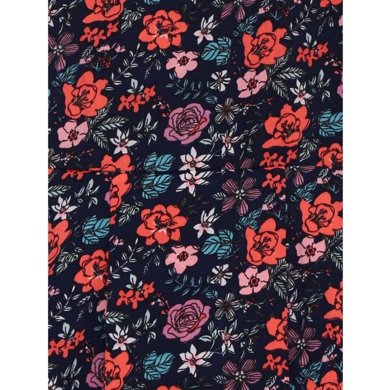 Girl's Polyester Crepe Embellished Sleeveless Round Neck Dress (Multicolor)