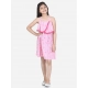 Generic Girl's Rayon Printed Sleeveless Round Neck Dress (Pink) Generic Girl's Rayon Printed Sleeveless Round Neck Dress (Pink)