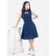 Generic Girl's Denim Solid Sleeveless Shirt collar Dress (Blue) Generic Girl's Denim Solid Sleeveless Shirt collar Dress (Blue)