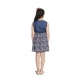 Generic Girl's Denim-Rayon Floral Printed Sleeveless Round Neck Dress (Navy Blue) Generic Girl's Denim-Rayon Floral Printed Sleeveless Round Neck Dress (Navy Blue)