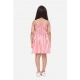 Generic Girl's Polyester Cotton Blend Striped Sleeveless Round Neck Dress (Pink) Generic Girl's Polyester Cotton Blend Striped Sleeveless Round Neck Dress (Pink)