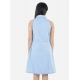 Generic Girl's Denim Solid Sleeveless Shirt collar Dress (Blue) Generic Girl's Denim Solid Sleeveless Shirt collar Dress (Blue)