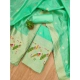 Generic Women's Banarasi Silk Printed Unstitched Salwar Suit Material With Dupatta (Sea Green, 3Mtrs) Generic Women's Banarasi Silk Printed Unstitched Salwar Suit Material With Dupatta (Sea Green, 3Mtrs)