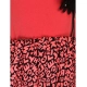 Generic Girl's Polyester Crepe Embellished Short Sleeve Round Neck Dress (Pink) Generic Girl's Polyester Crepe Embellished Short Sleeve Round Neck Dress (Pink)