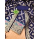 Generic Women's Banarasi Silk Printed Unstitched Salwar Suit Material With Dupatta (Navy Blue, 3Mtrs) Generic Women's Banarasi Silk Printed Unstitched Salwar Suit Material With Dupatta (Navy Blue, 3Mtrs)