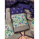 Generic Women's Banarasi Silk Printed Unstitched Salwar Suit Material With Dupatta (Navy Blue, 3Mtrs) Generic Women's Banarasi Silk Printed Unstitched Salwar Suit Material With Dupatta (Navy Blue, 3Mtrs)