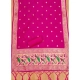 Generic Women's Banarasi Silk Printed Unstitched Salwar Suit Material With Dupatta (Pink, 3Mtrs) Generic Women's Banarasi Silk Printed Unstitched Salwar Suit Material With Dupatta (Pink, 3Mtrs)