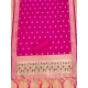 Generic Women's Banarasi Silk Printed Unstitched Salwar Suit Material With Dupatta (Pink, 3Mtrs) Generic Women's Banarasi Silk Printed Unstitched Salwar Suit Material With Dupatta (Pink, 3Mtrs)