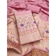 Generic Women's Banarasi Silk Printed Unstitched Salwar Suit Material With Dupatta (Light Pink, 3Mtrs) Generic Women's Banarasi Silk Printed Unstitched Salwar Suit Material With Dupatta (Light Pink, 3Mtrs)