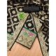 Generic Women's Banarasi Silk Printed Unstitched Salwar Suit Material With Dupatta (Black, 3Mtrs) Generic Women's Banarasi Silk Printed Unstitched Salwar Suit Material With Dupatta (Black, 3Mtrs)